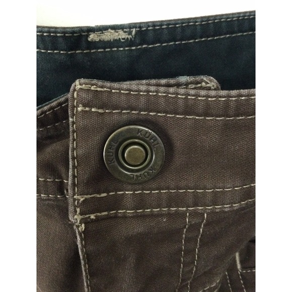 Kuhl‎ Pants Womens 10 Brown Hiking Camp Climb Gorpcore Outdoor Casual Knee - Picture 4 of 13